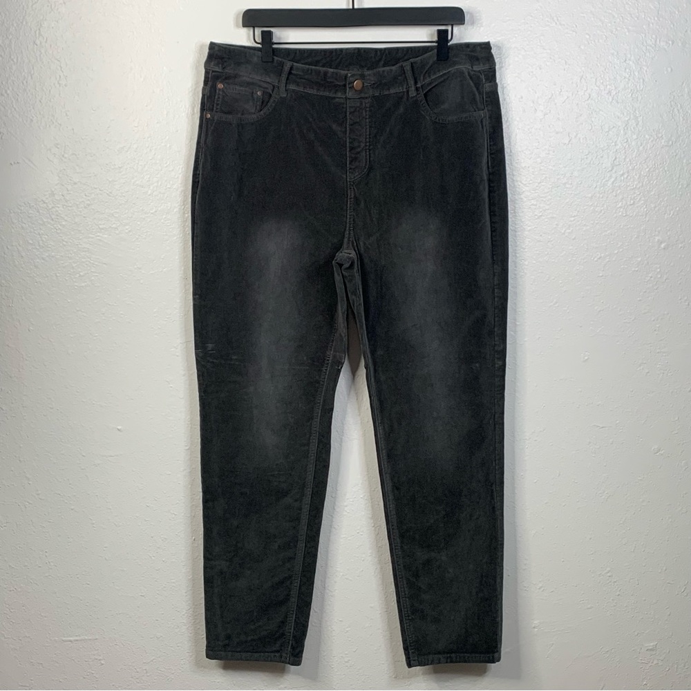 Soft Surroundings Gray Pull-On Pants